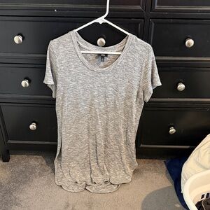 Mossimo Supply Co. Heather Gray Short Sleeve Top